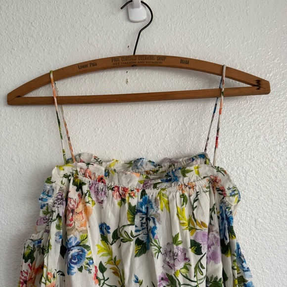 Alice + Olivia Tereza Floral Romantic Cottagecore Feminine Top Medium - Picture 8 of 11